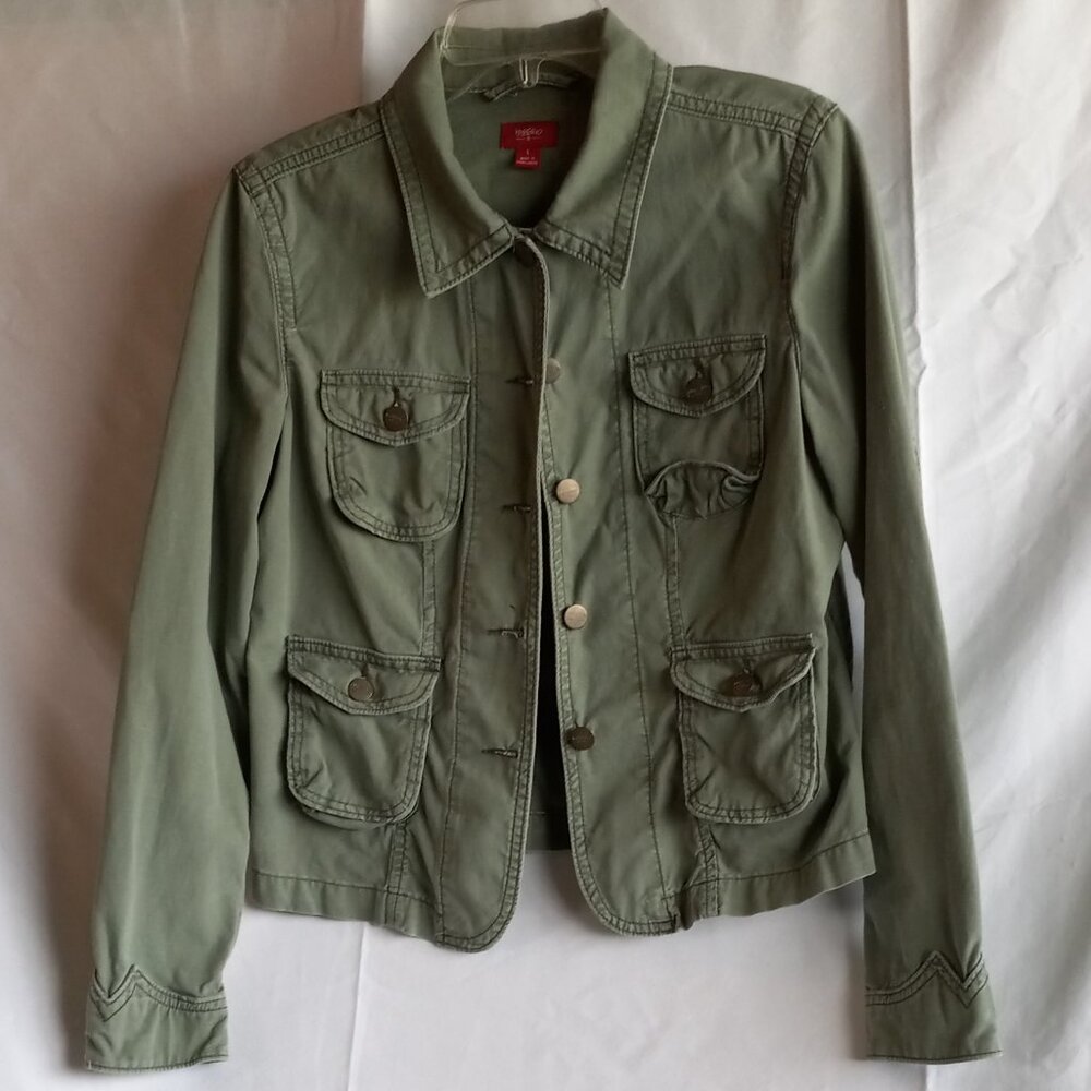 Army Green Mossimo Button Down Jacket - image 1